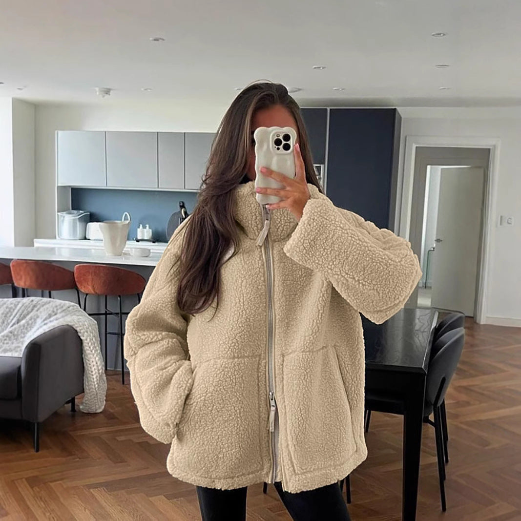 Keira – Weicher Teddy Mantel