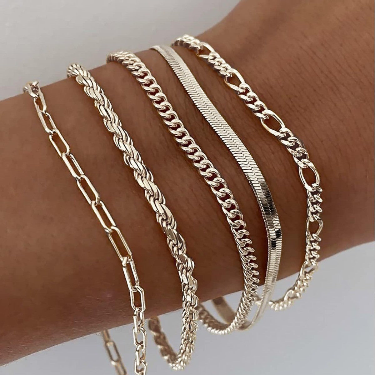 Weißgoldenes Ellis Renner Armbandset