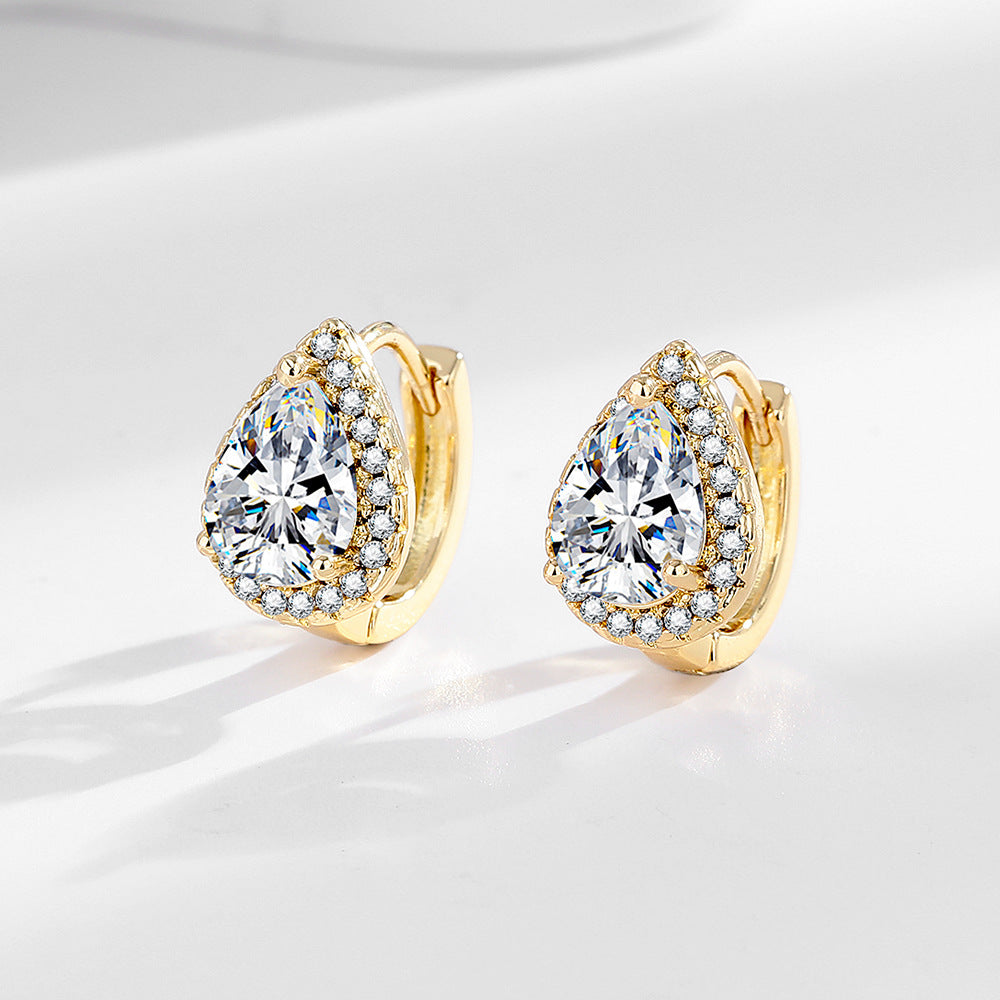 Goldene Isla Pure Ohrringe