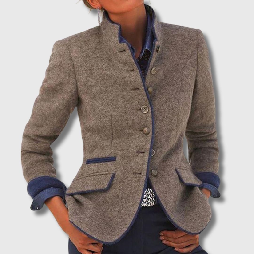 Vivienne – Klassischer Damenblazer aus Wollmischung, Limitierte Edition