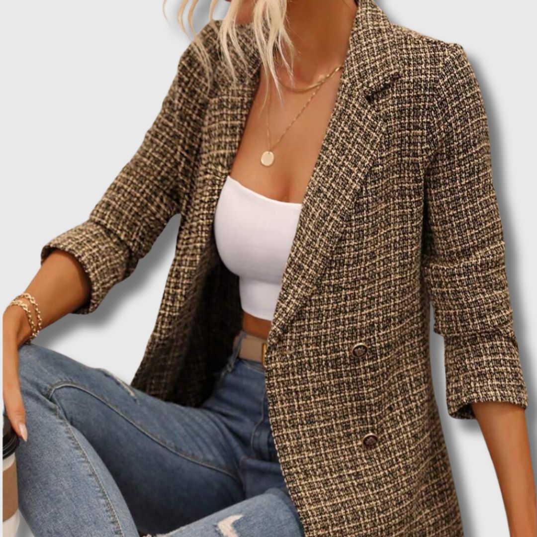 Sabine – Damenblazer Chic Tweed, Limitierte Edition
