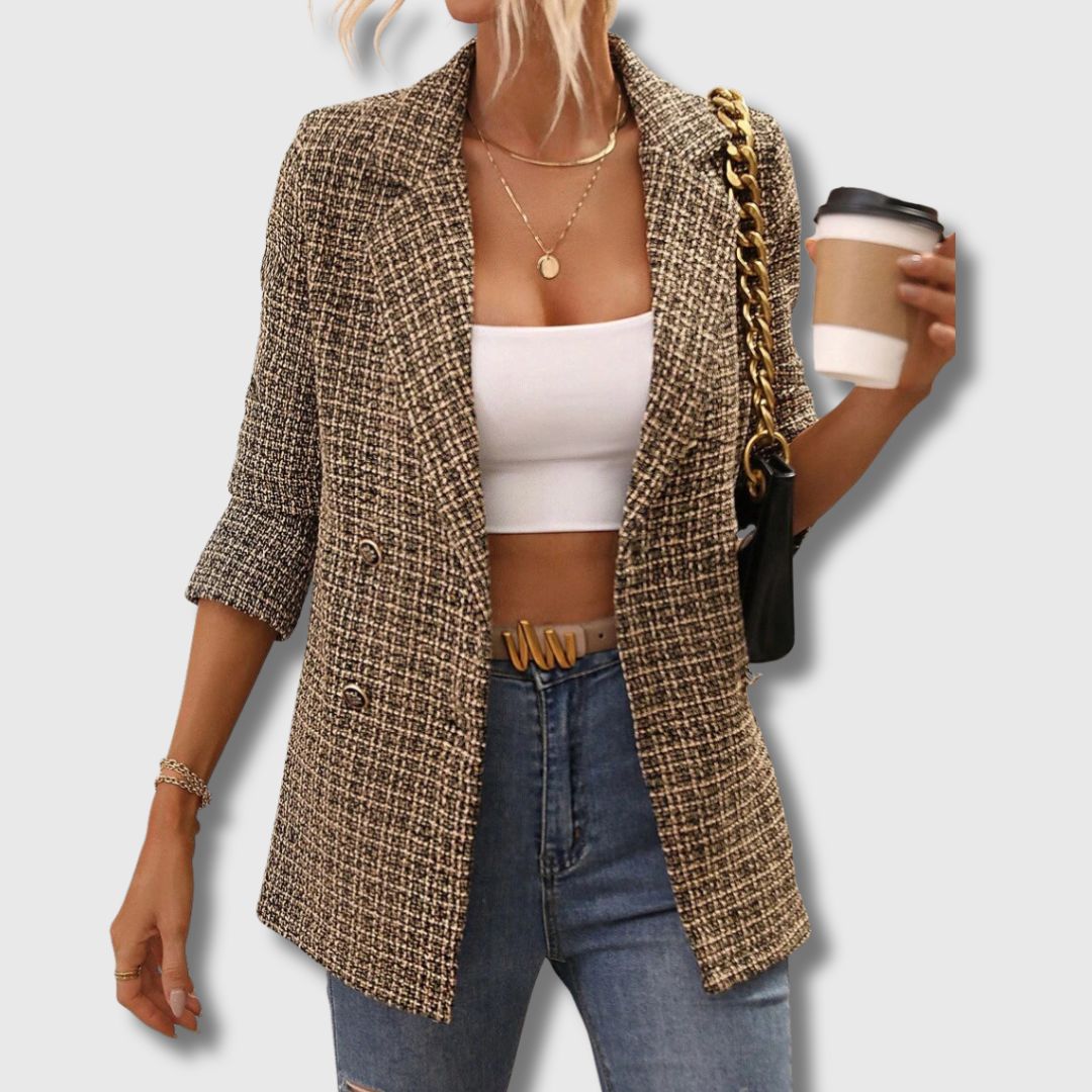 Sabine – Damenblazer Chic Tweed, Limitierte Edition