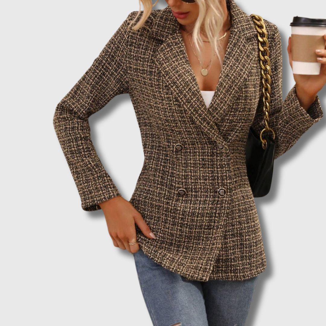 Sabine – Damenblazer Chic Tweed, Limitierte Edition