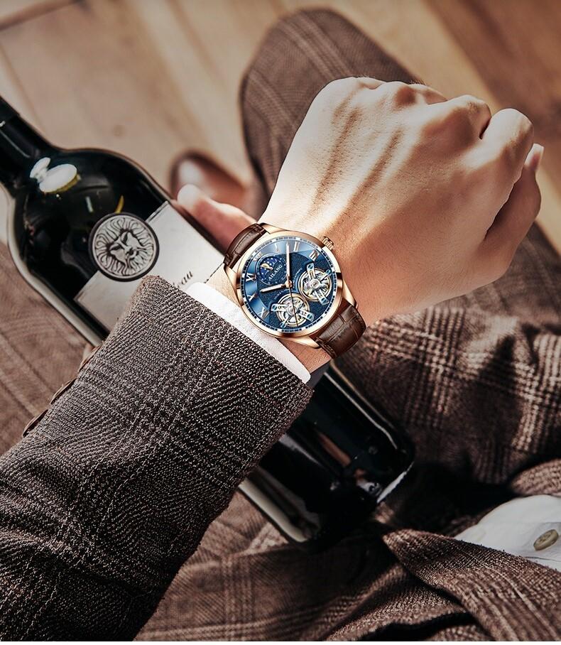 Tourbillon Geschäft  Mechanische Uhr