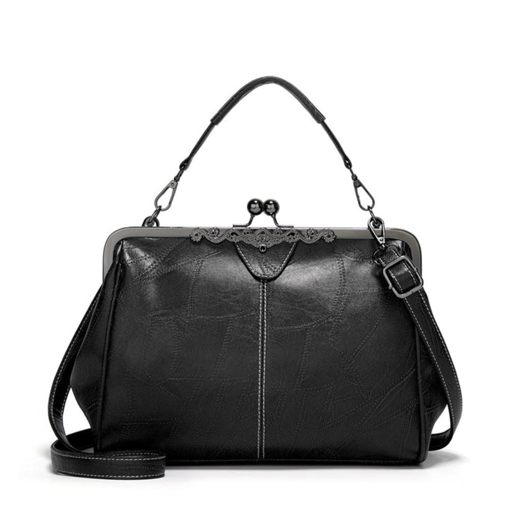 Kussverschluss-Handtasche – elegant