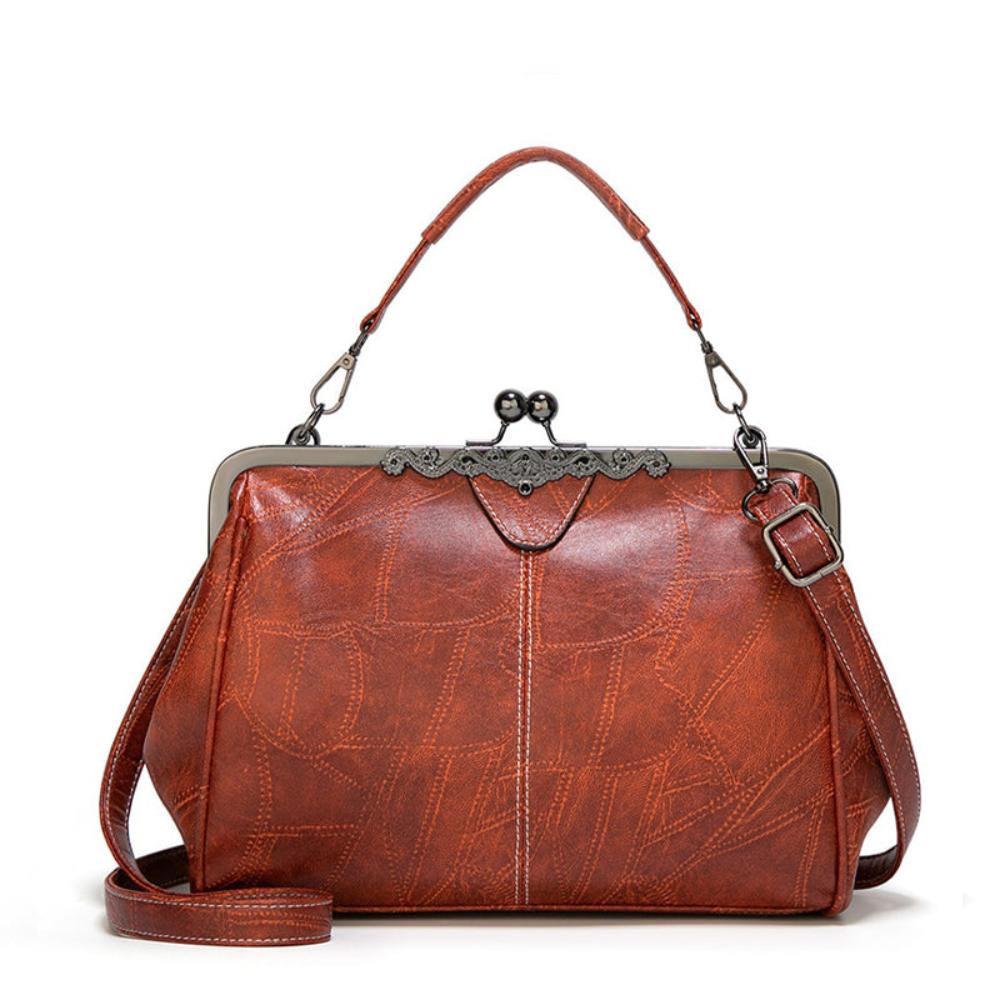 Kussverschluss-Handtasche – elegant