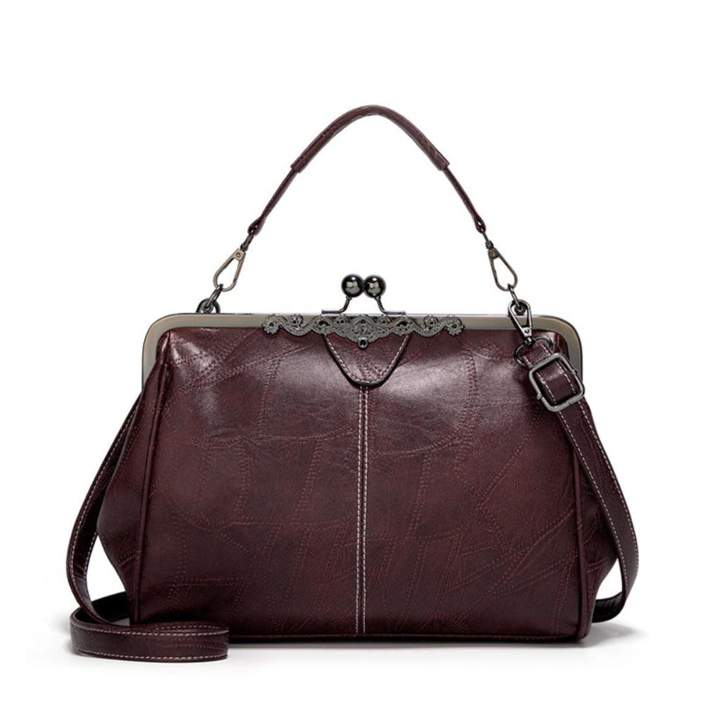 Kussverschluss-Handtasche – elegant