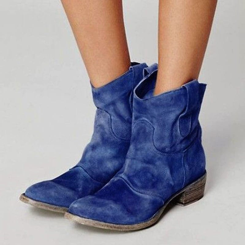 Lyla Bergkamm-Wildlederstiefel im Westenstil