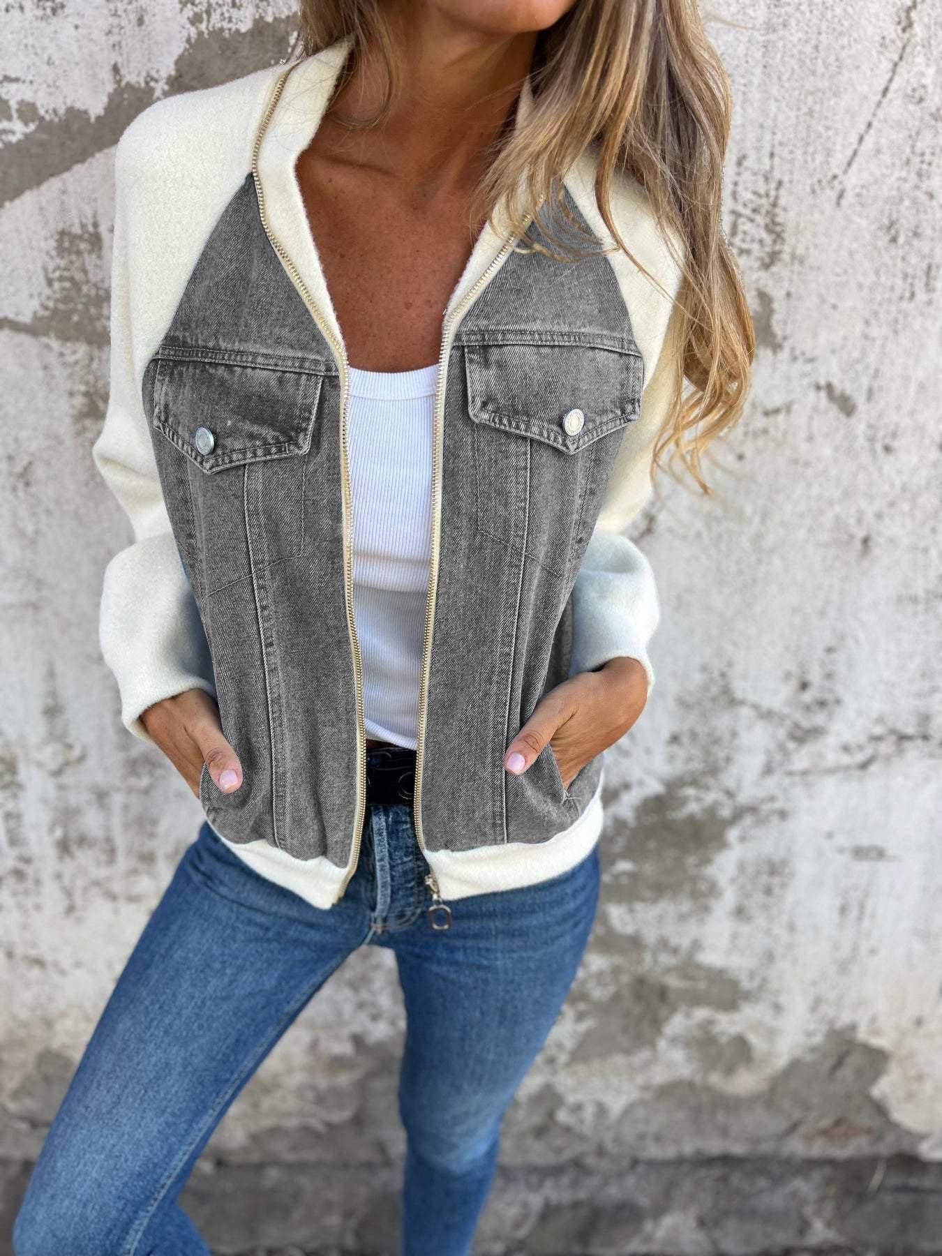 Zendaya – Stilvolle Jeansjacke