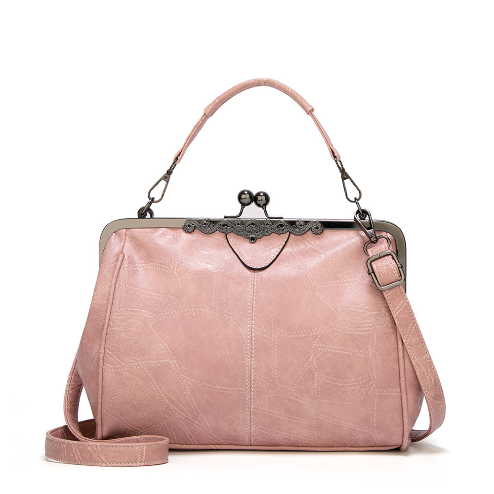 Kussverschluss-Handtasche – elegant